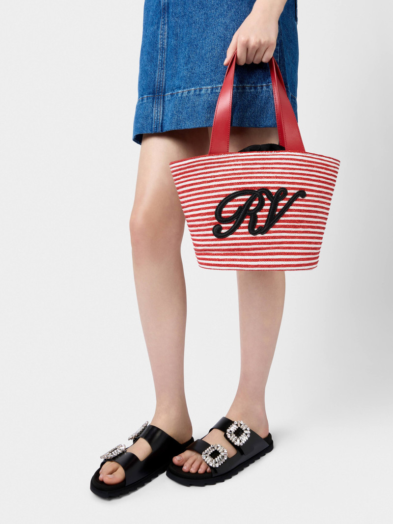 Small Shopping Bag in raffia 10