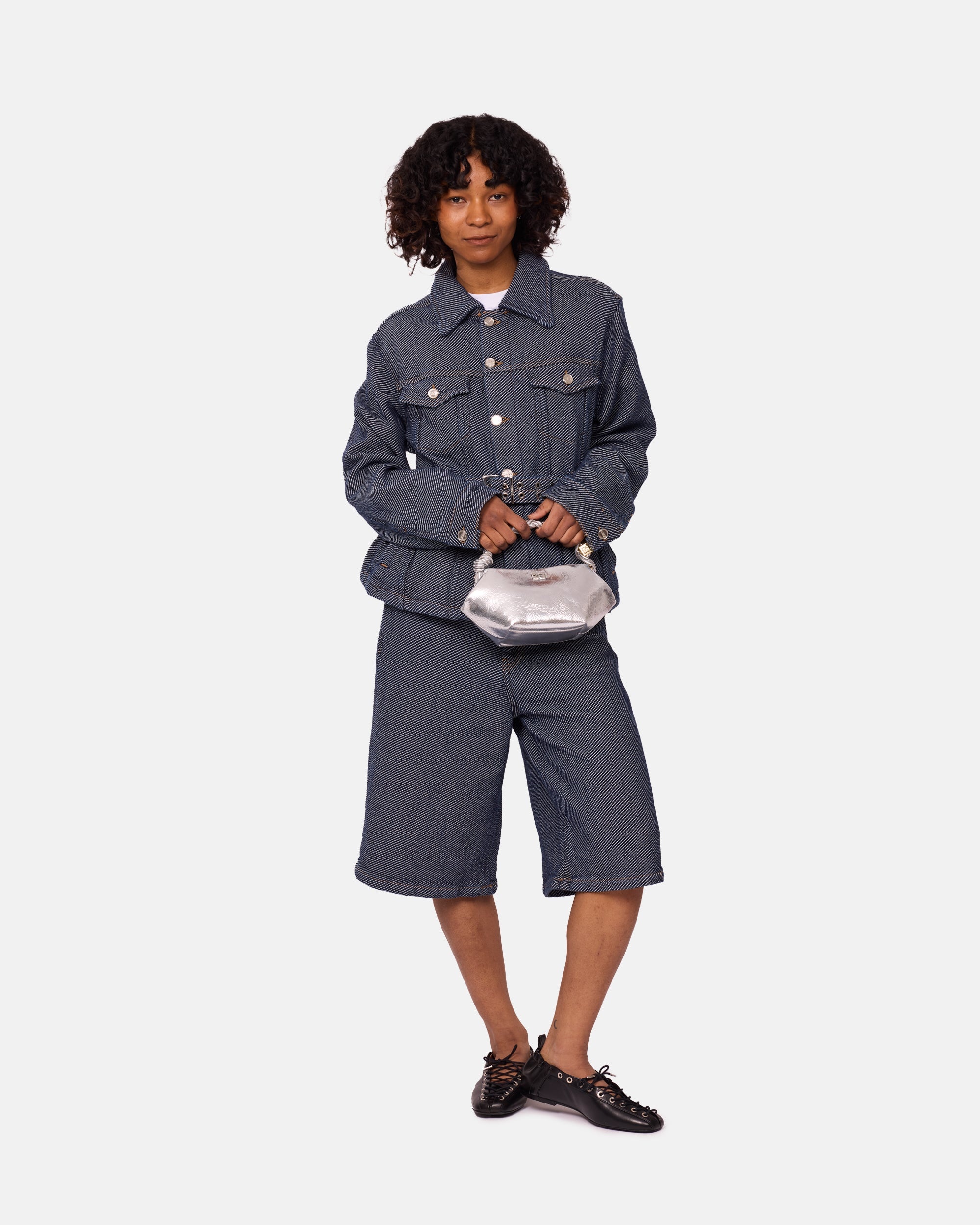Heavy Twill Denim Short Jacket - 2