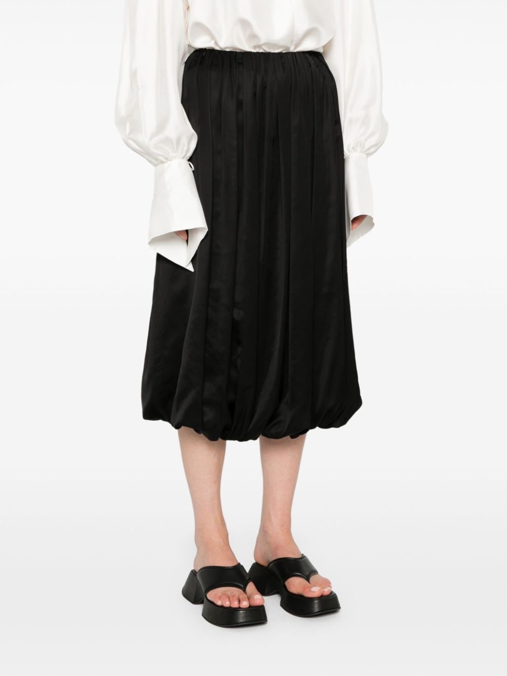 pleat-detailing mini dress - 3