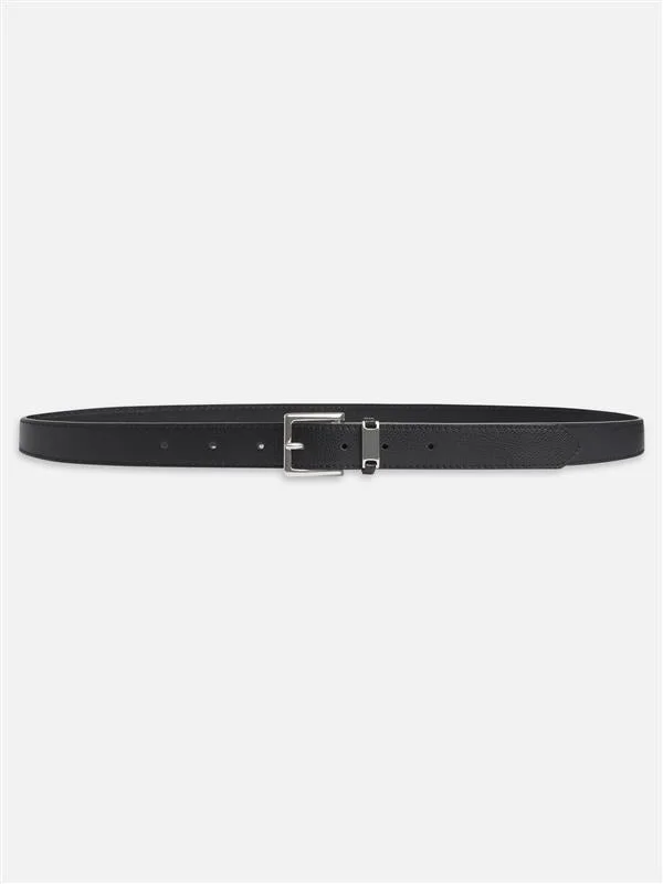 The Square Buckle Belt in Black - 1