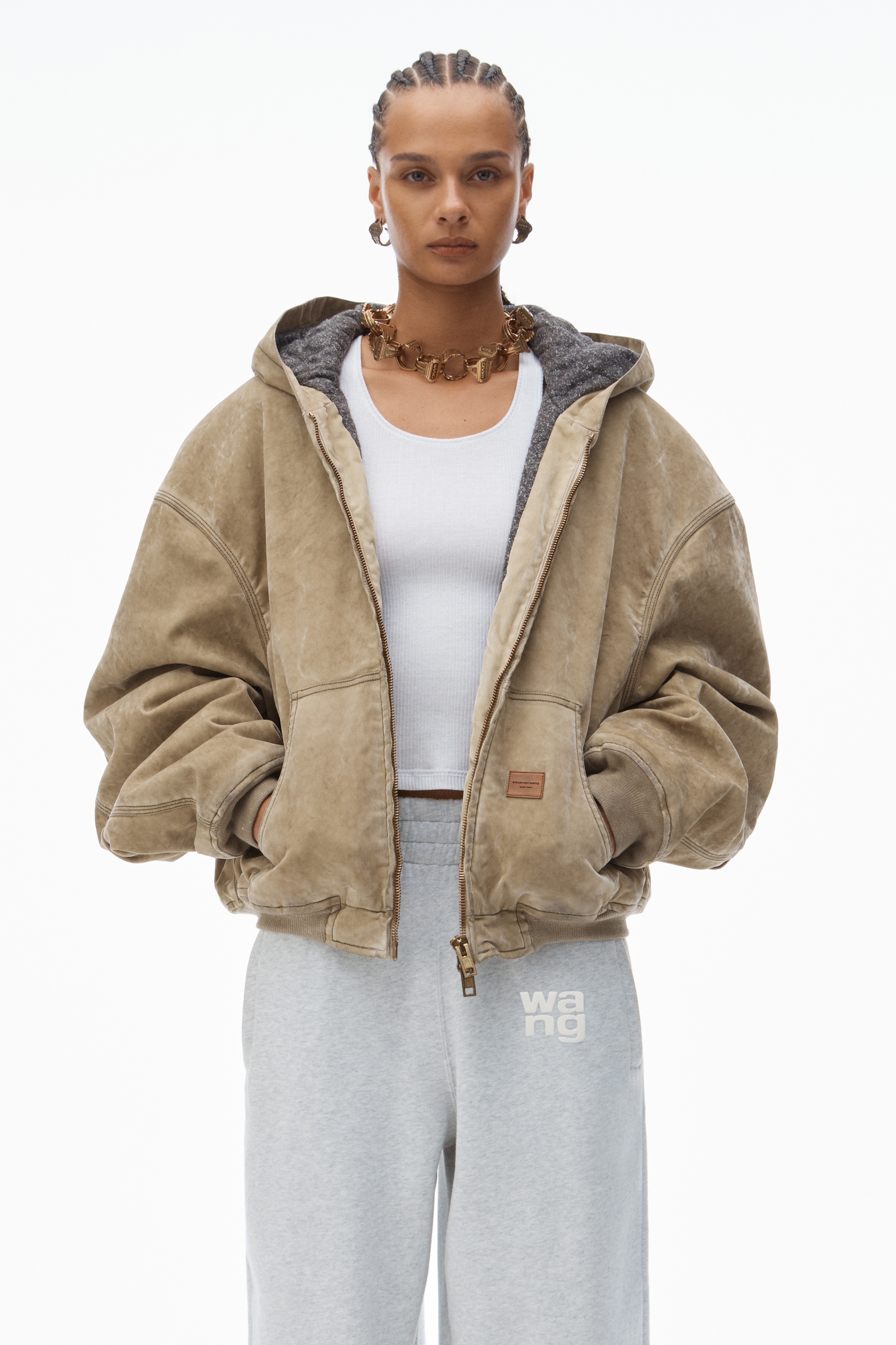 PUFF LOGO SWEATPANT IN STRUCTURED TERRY - 4
