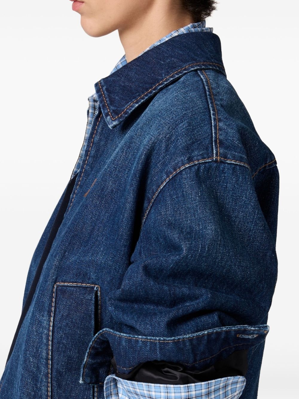 denim trucker jacket - 5