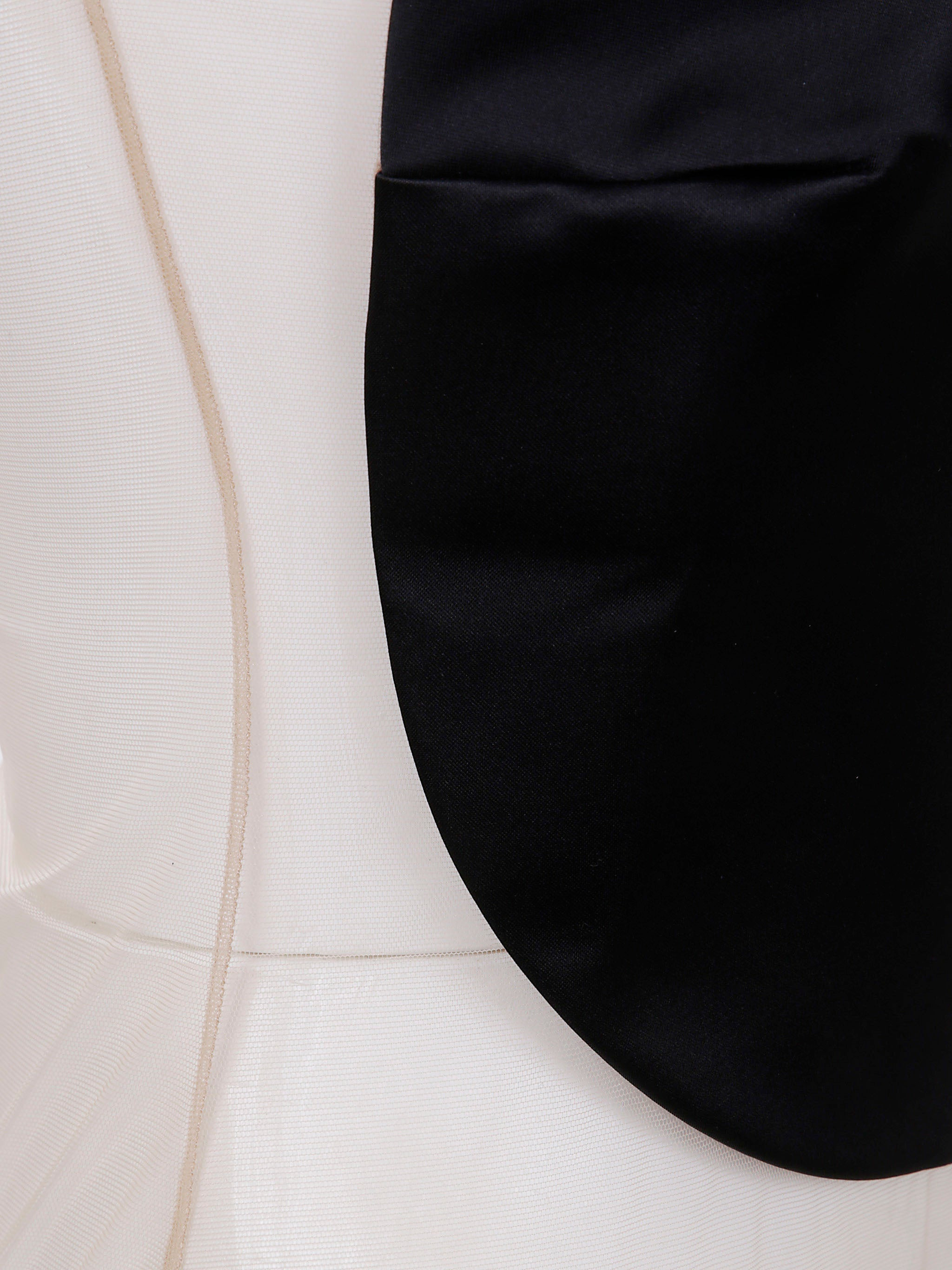 Courreges Women "Illusion Circle" Satin Bodysuit - 7