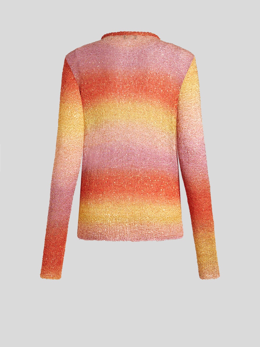 KNIT CARDIGAN WITH SEQUINS - 6