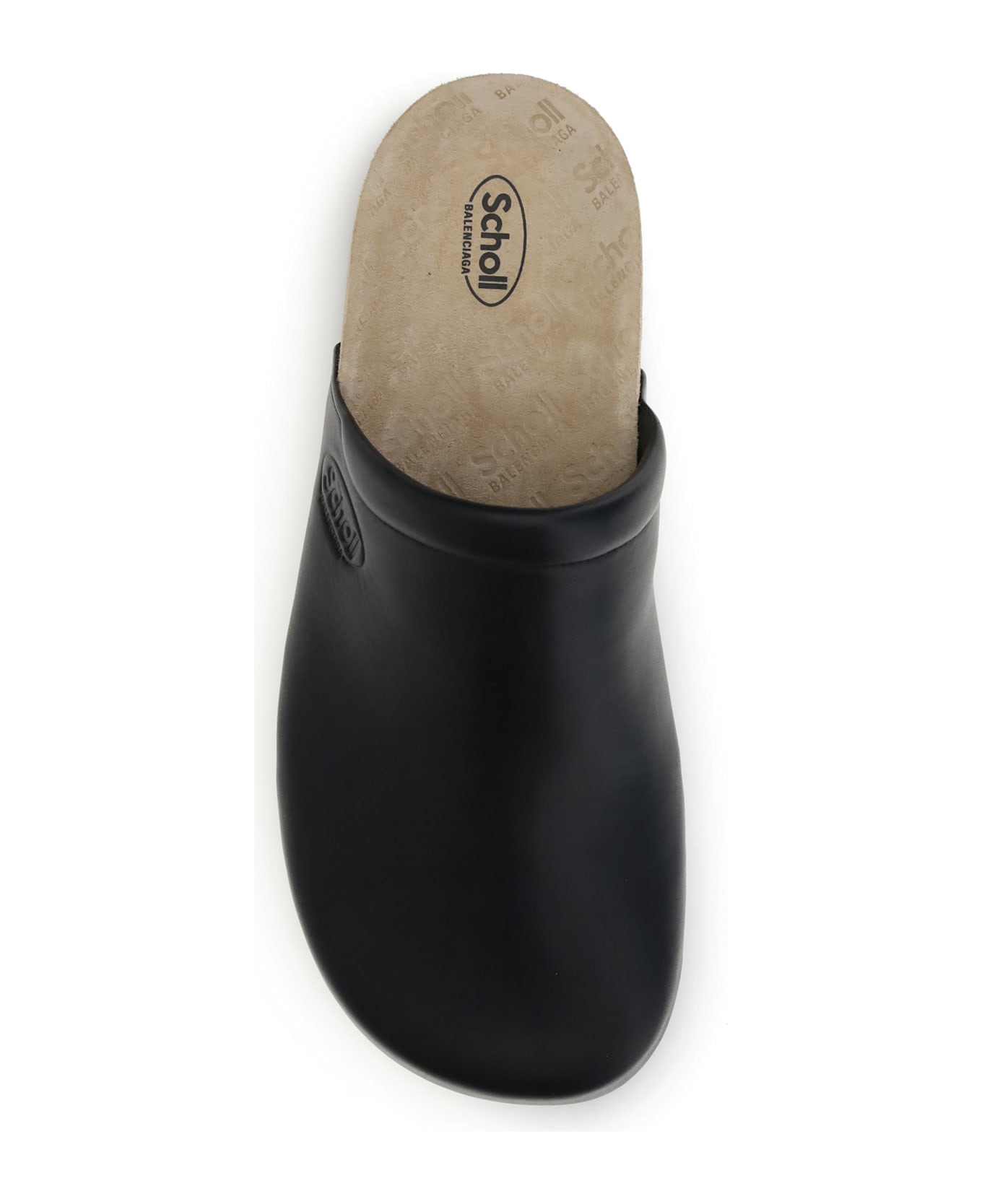 Leather Mules With Cork Insole - 4