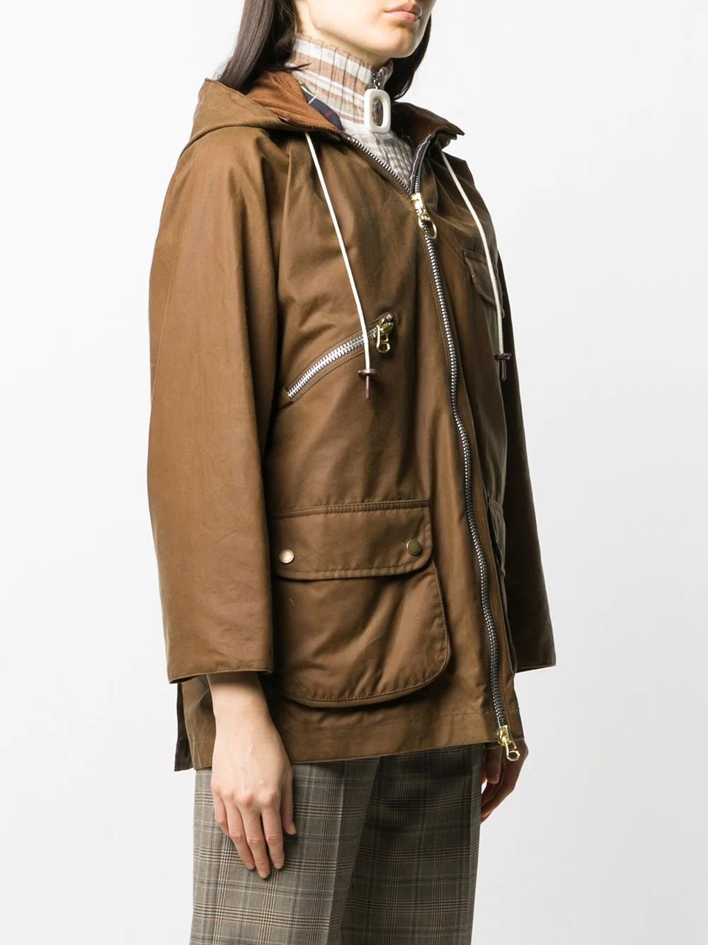 x Alexa Chung Violet waxed parka - 3