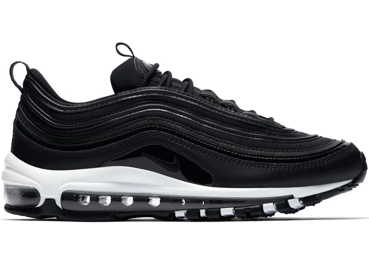 Nike Air Max 97 Metallic Leather Black (Women's) - 1