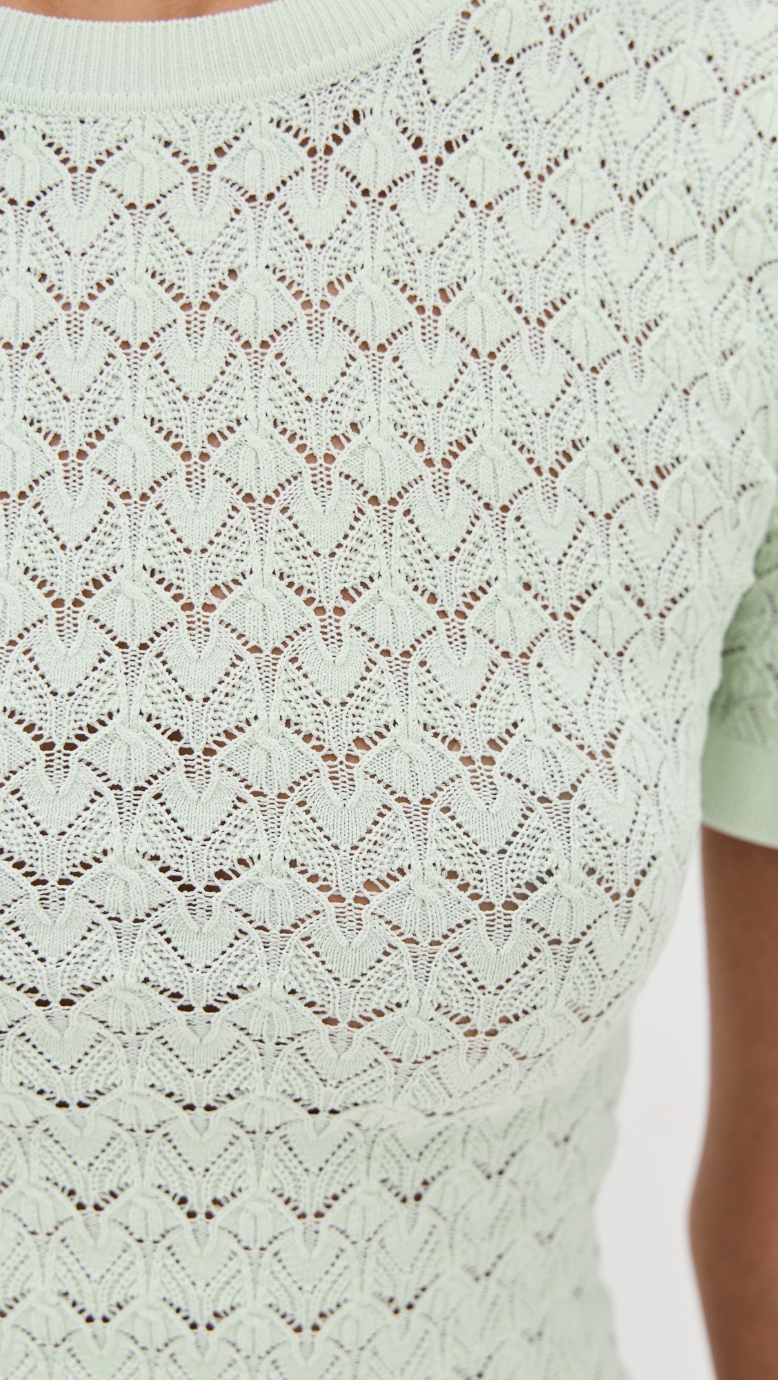 Rue Fine Gauge Knit Short Sleeve Sweater - 5