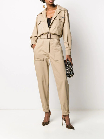 Dolce & Gabbana belted boiler suit outlook