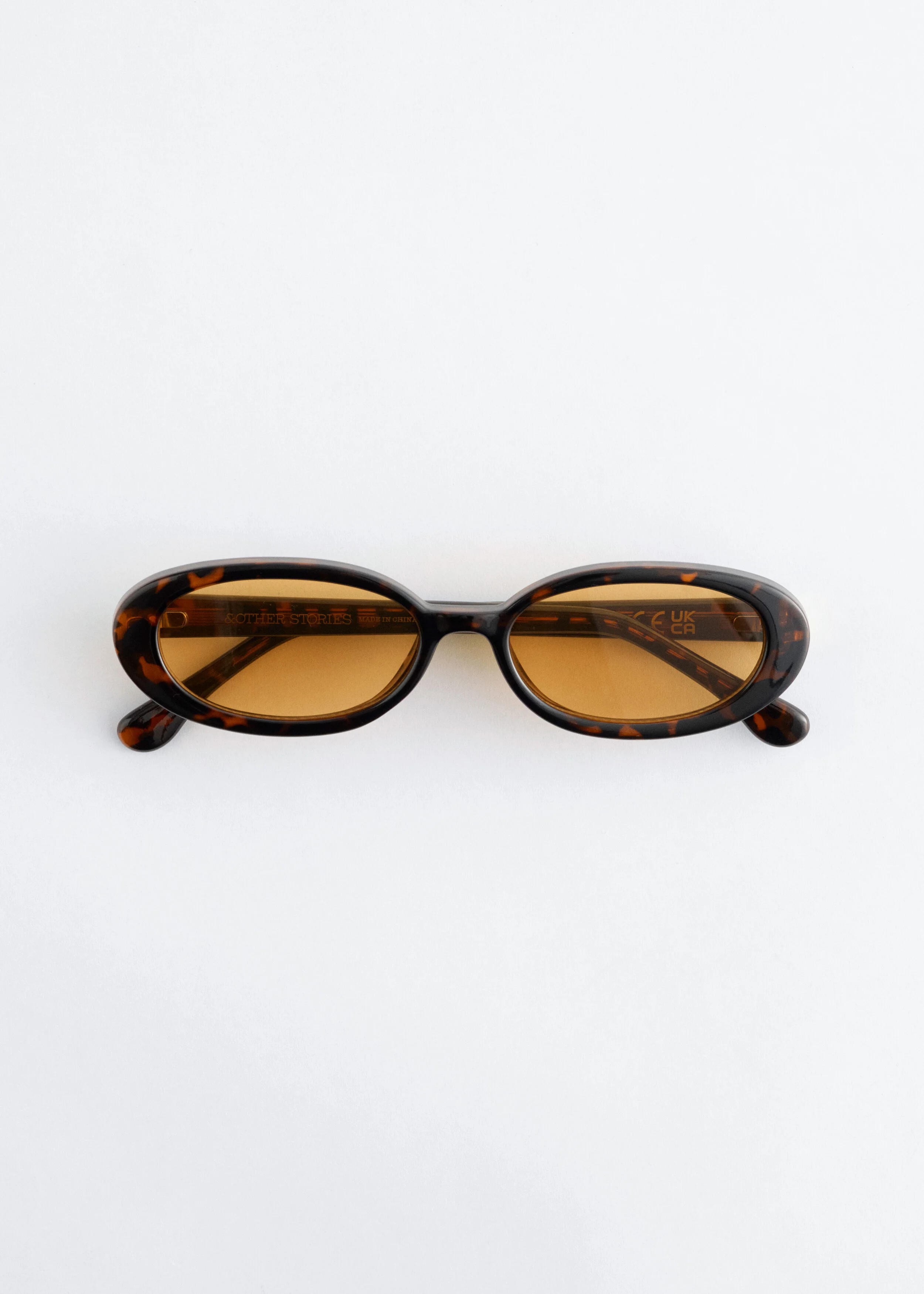Slim Oval-Frame Sunglasses - 1
