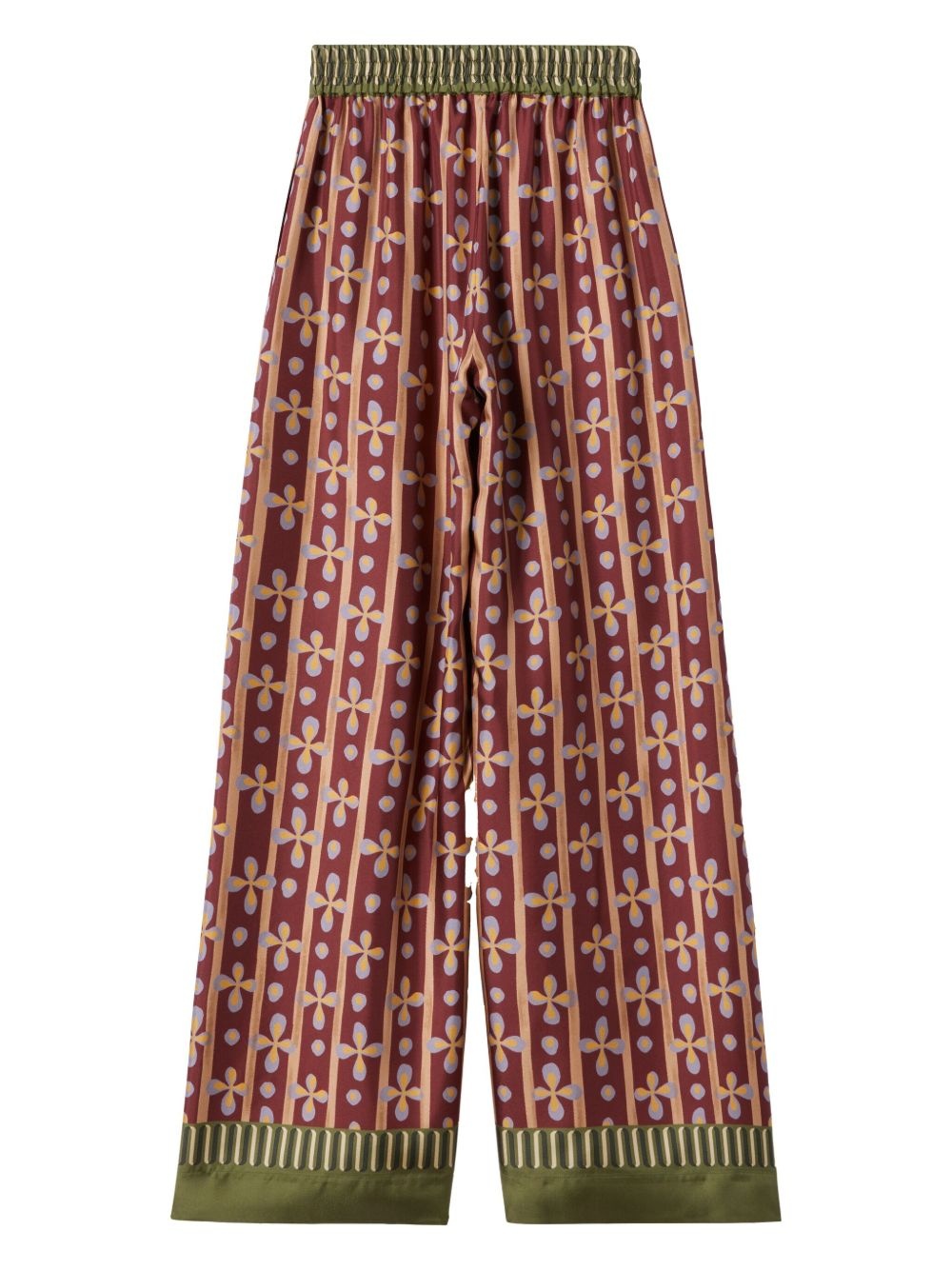 graphic-print palazzo pants - 5