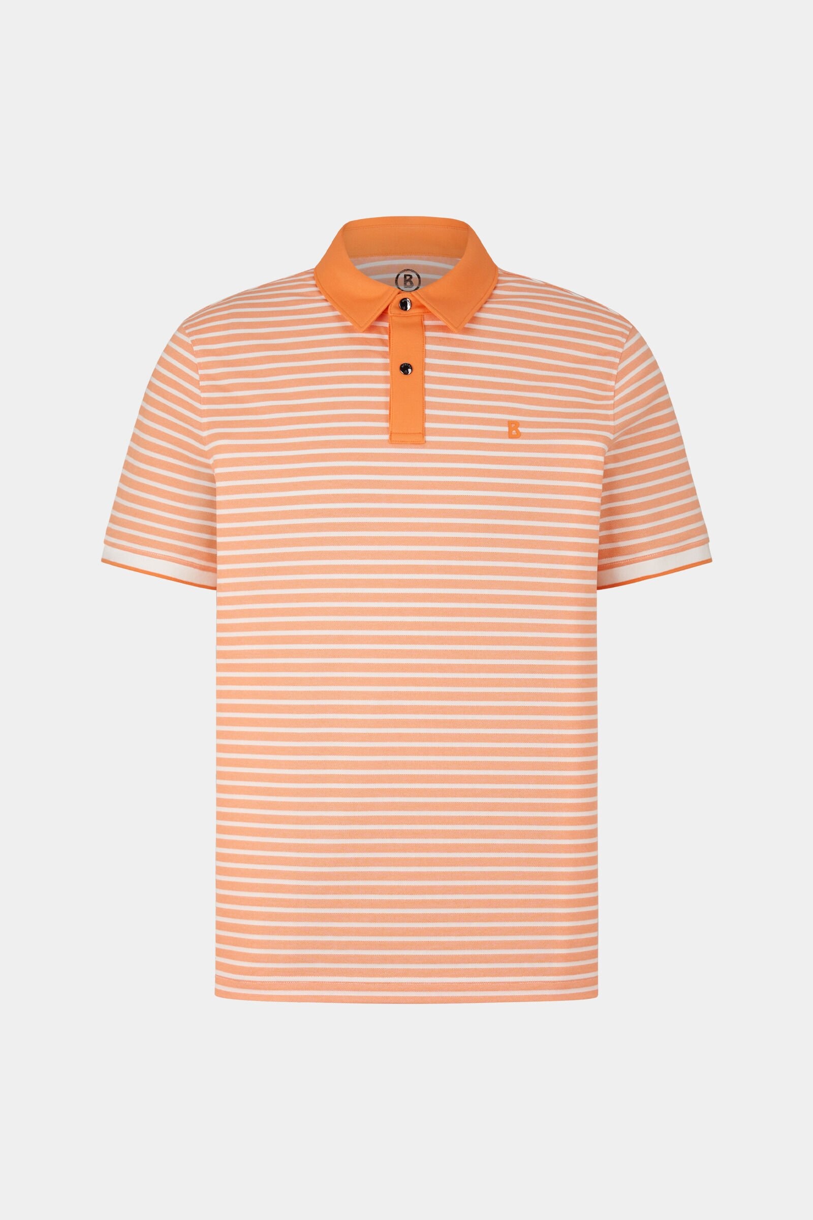 Timo Polo shirt in Orange/White - 1