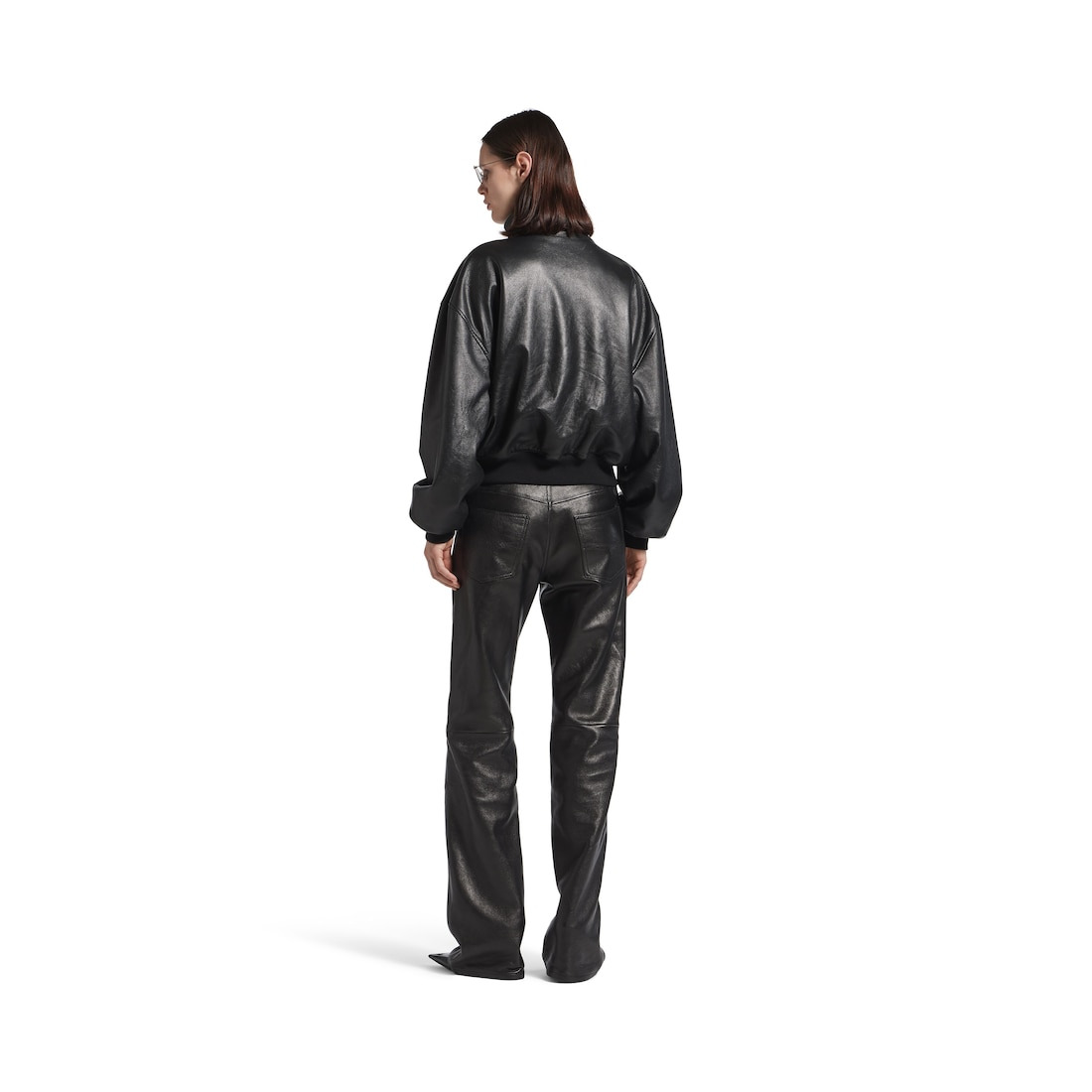 Women's Blouson in Black - 4