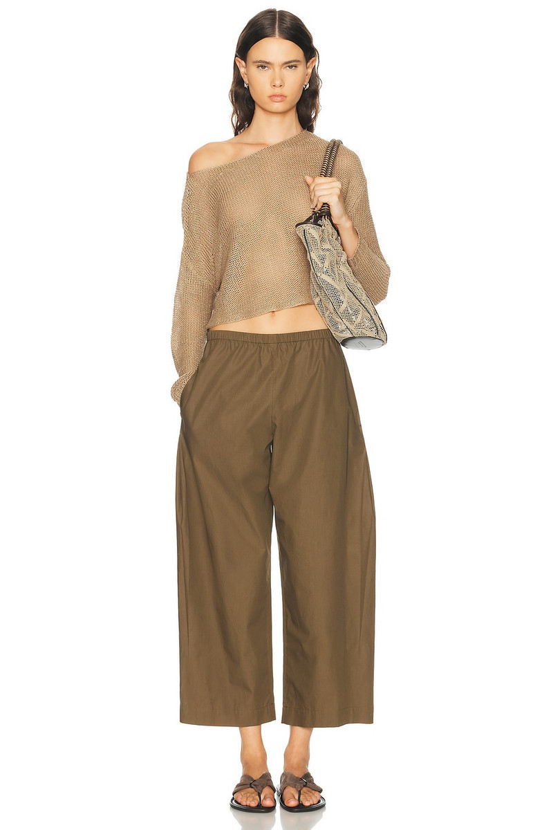 Enza Costa Linen Open Bateau Sweater outlook