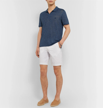 Vilebrequin Pyramid Slub Linen-Jersey Polo Shirt outlook