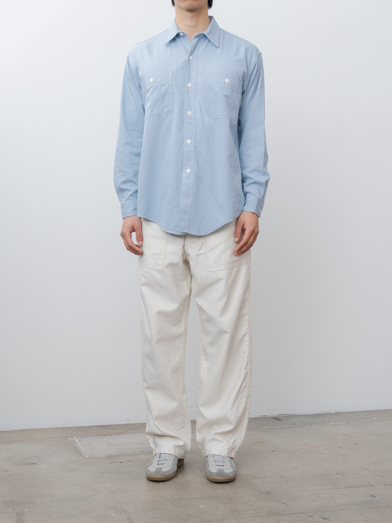 KAPTAIN SUNSHINE Work Shirt - Light Indigo Blue outlook