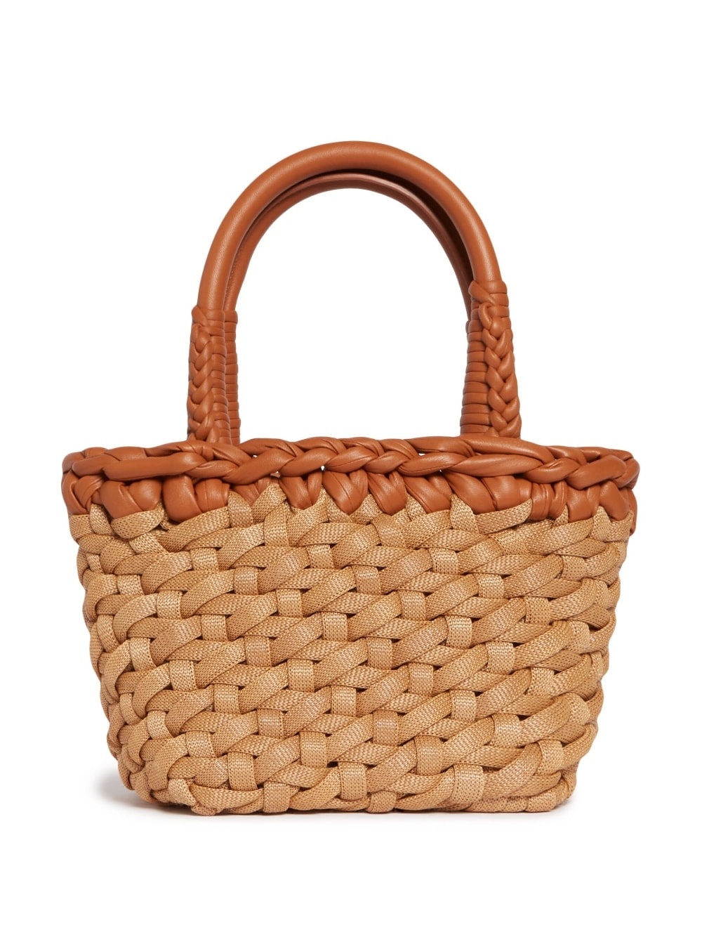 Icon small raffia tote bag - 3