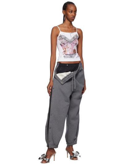 Y/Project Gray Snap Off Lounge Pants outlook