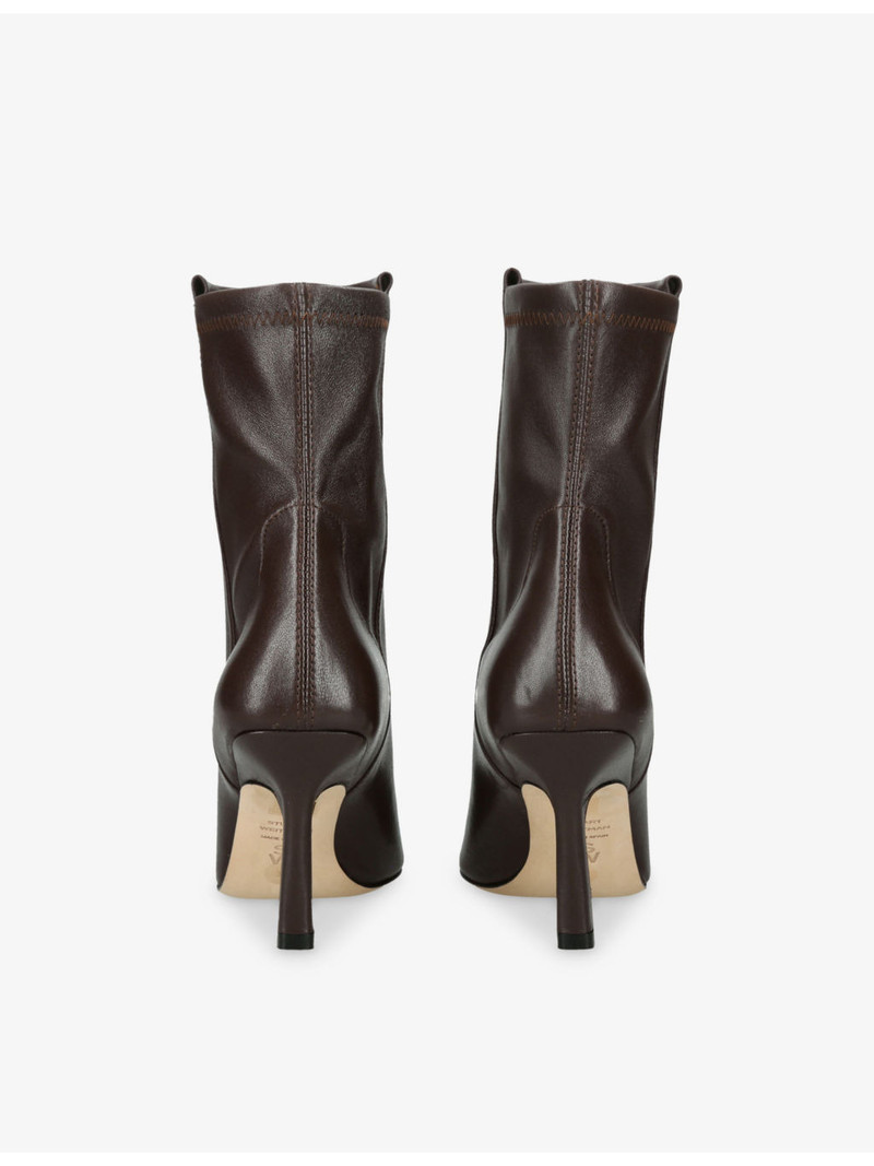 Stuart Weitzman Vinnie 85 Heeled Leather Ankle Boots outlook