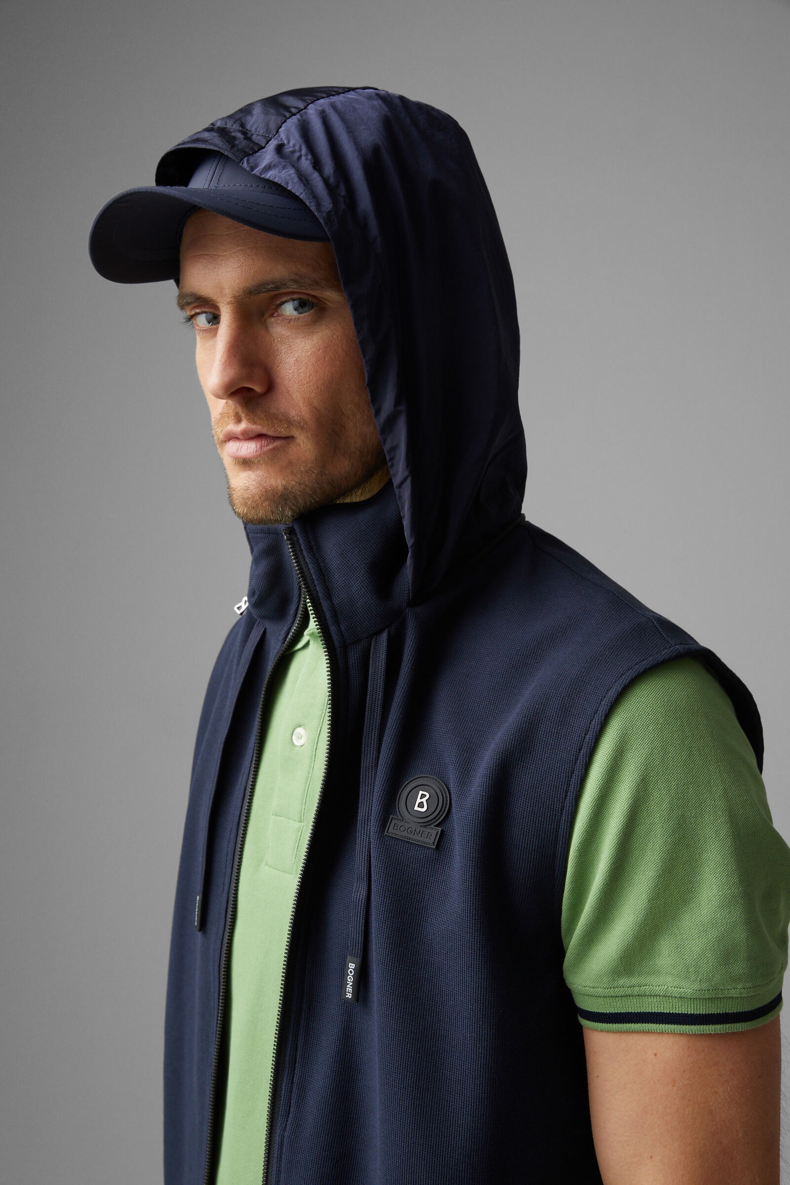 Jester Vest in Navy blue - 6
