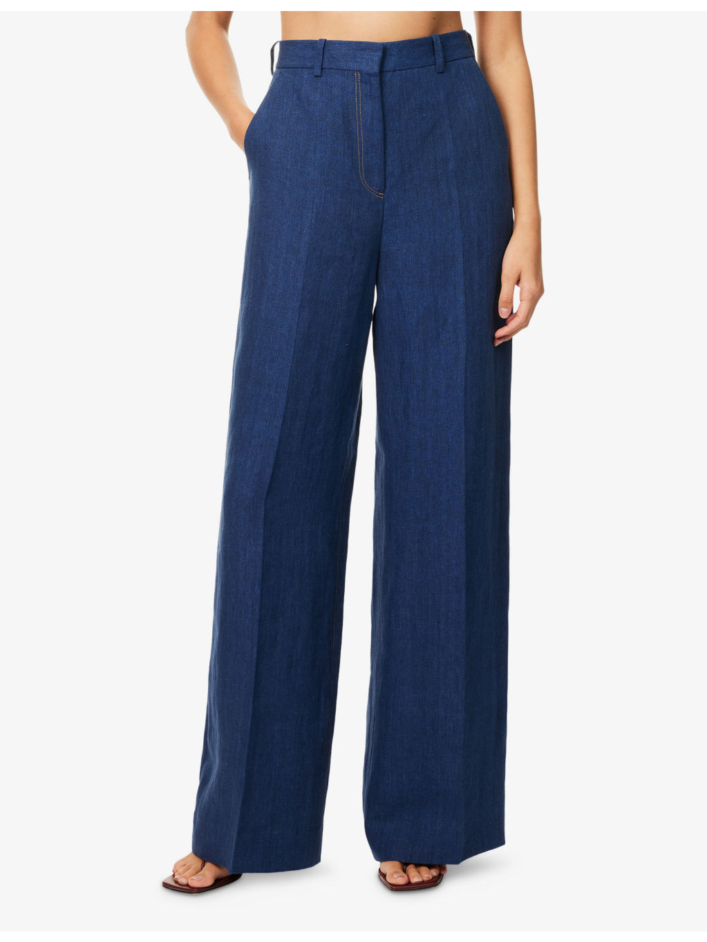 Citizens of Humanity x Argent Park Wide-Leg Linen Trousers - 3