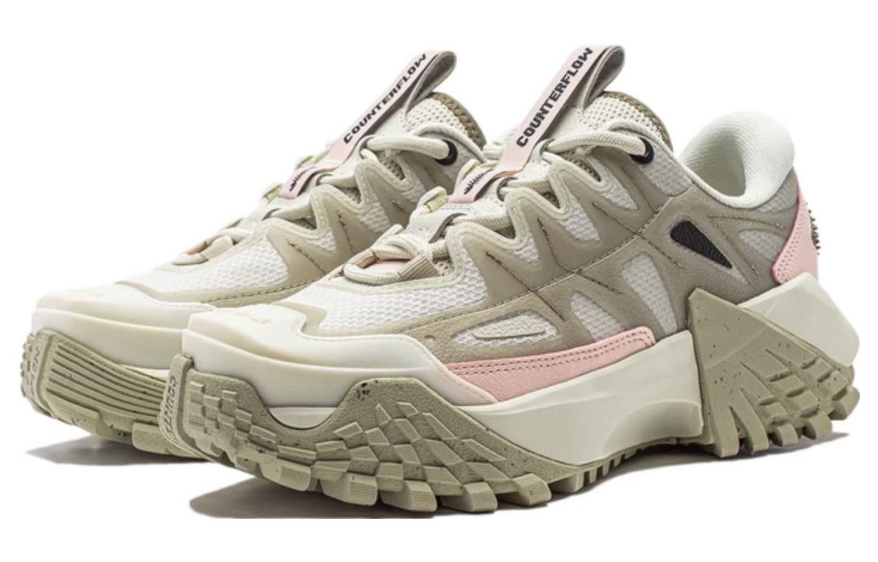 (WMNS) Li-Ning CF Linchuan 'Beige Green Pink' AGLT162-2 - 3