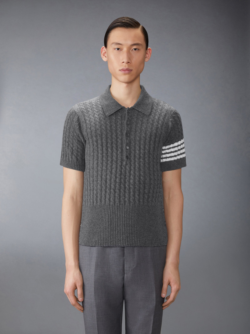 Thom Browne CASHMERE 4-BAR POLO outlook