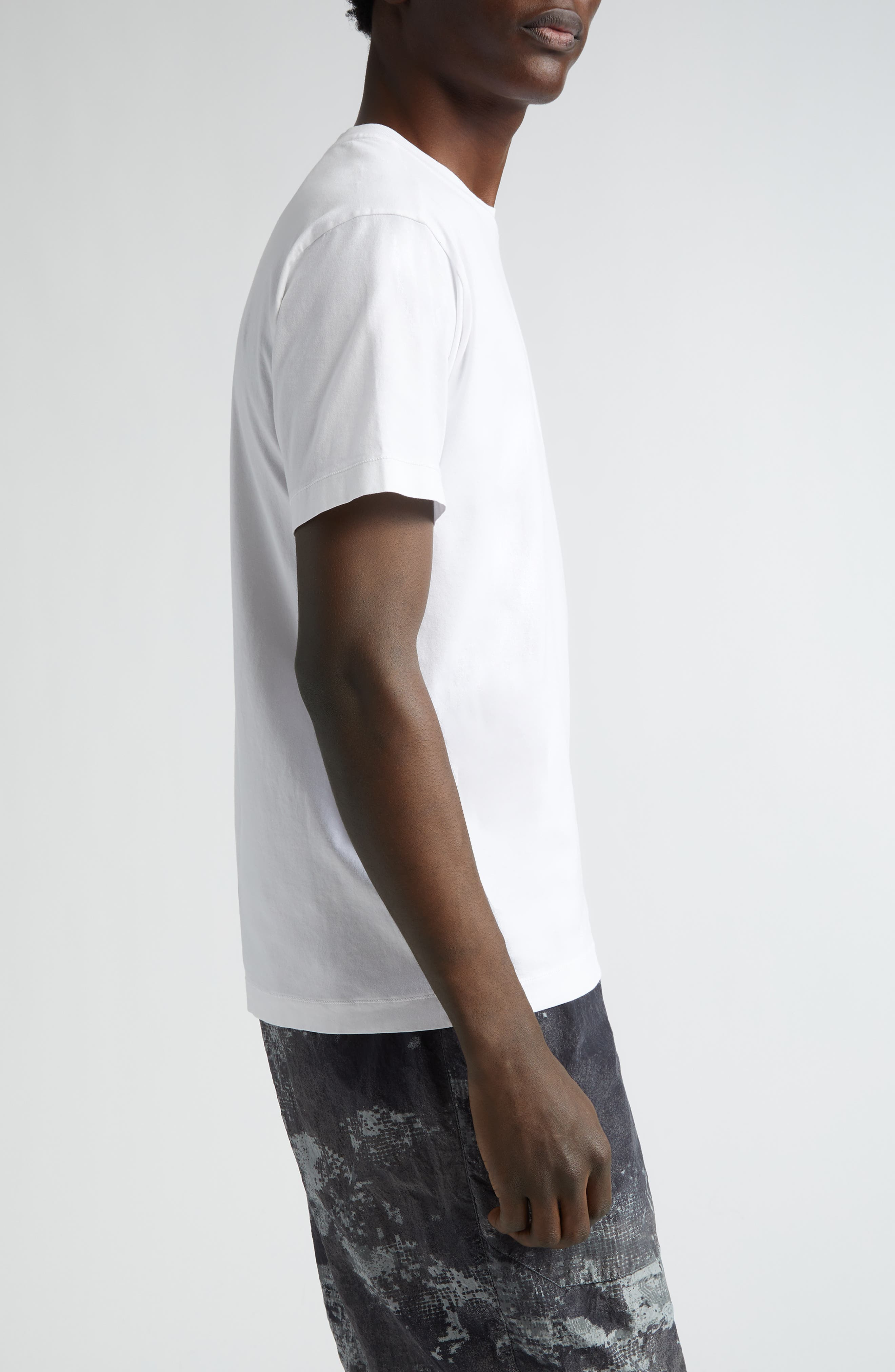 Garment Dyed Cotton Jersey T-Shirt - 3