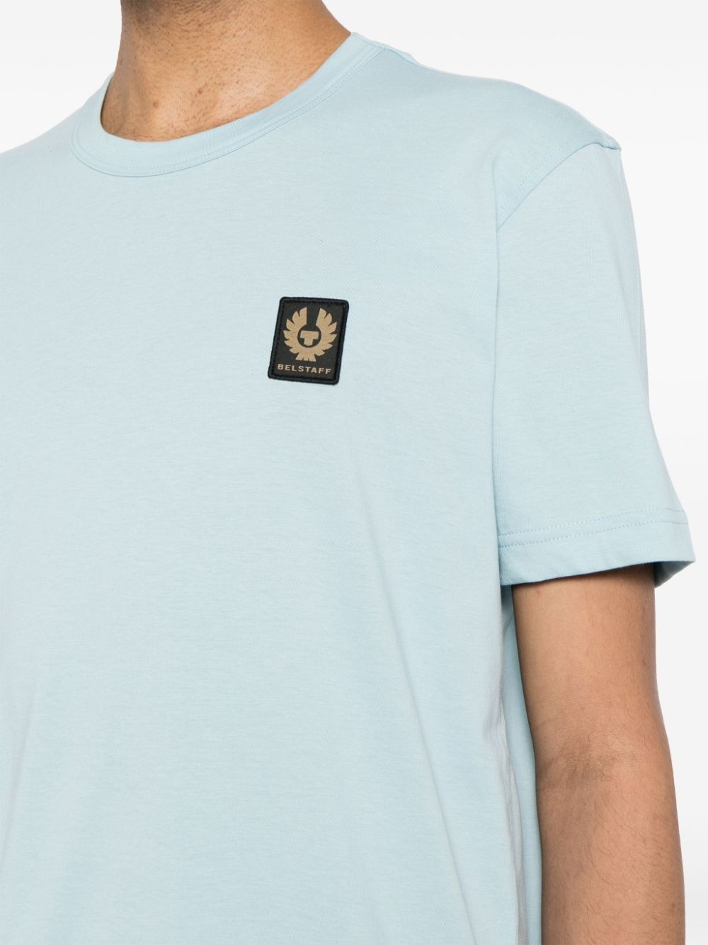 logo-appliquÃ© cotton T-shirt - 5