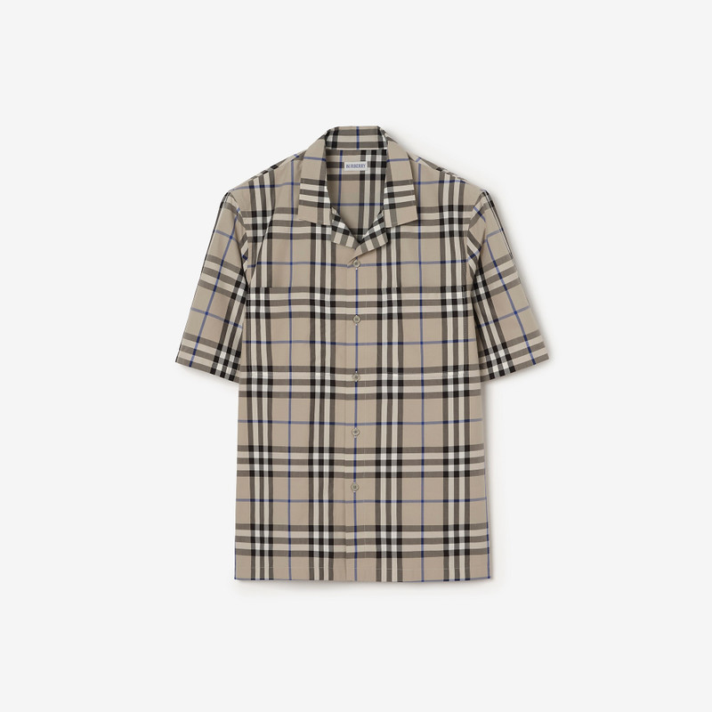 Check Cotton Poplin Shirt 1