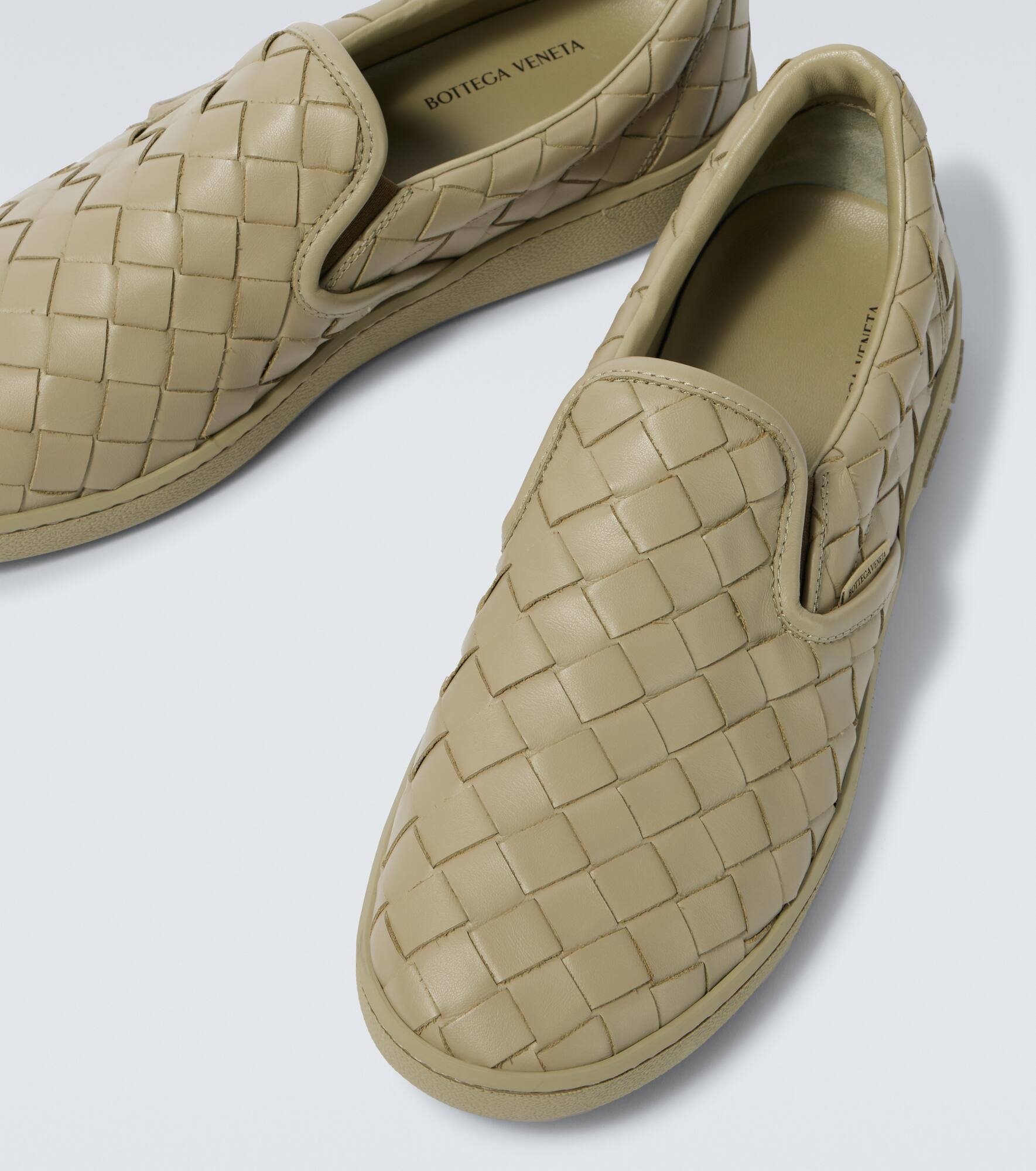 Sawyer Intrecciato leather sneakers - 3