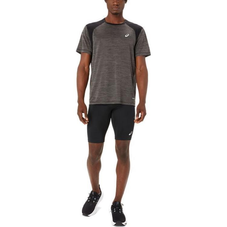 ASICS Actibreeze Running T-shirt 'Grey Black' 2011C992-001 - 4