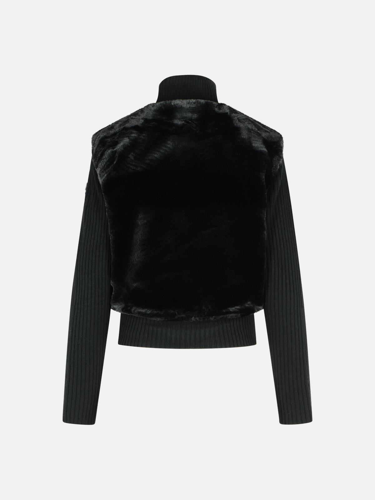 'DUA BUNNY' BLACK POLYESTER SWEATSHIRT - 3