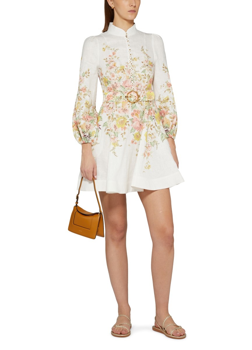 【Zimmermann】マッチメーカー ミニ シャツドレス Zimmermann Matchmaker Buttoned Mini Dress | 24s | REVERSIBLE