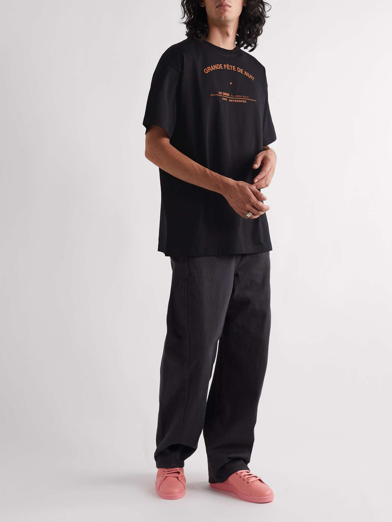 Raf Simons Printed Cotton-Jersey T-Shirt outlook