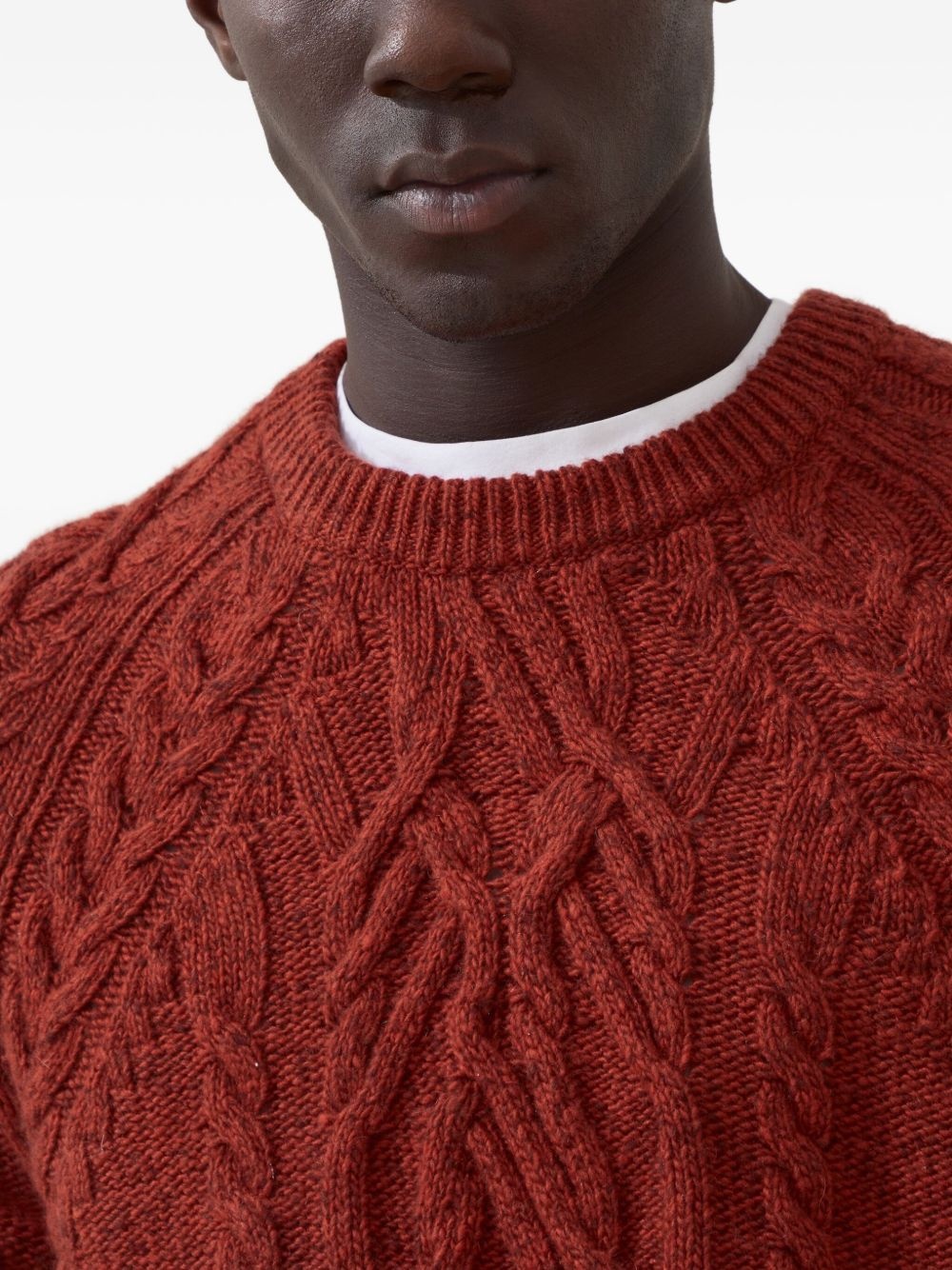 cable-knit sweater - 5