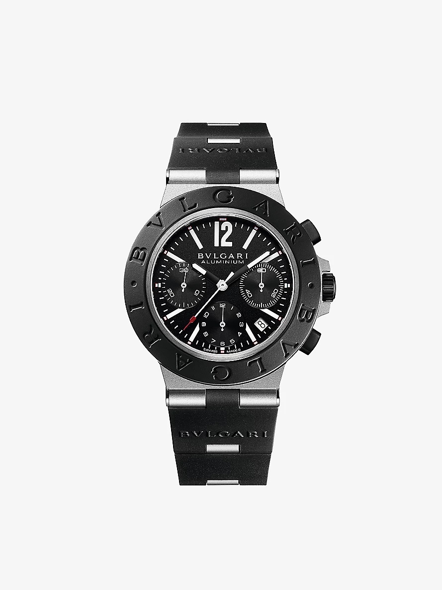 RE00017 BVLGARI BVLGARI aluminium and titanium automatic watch - 1