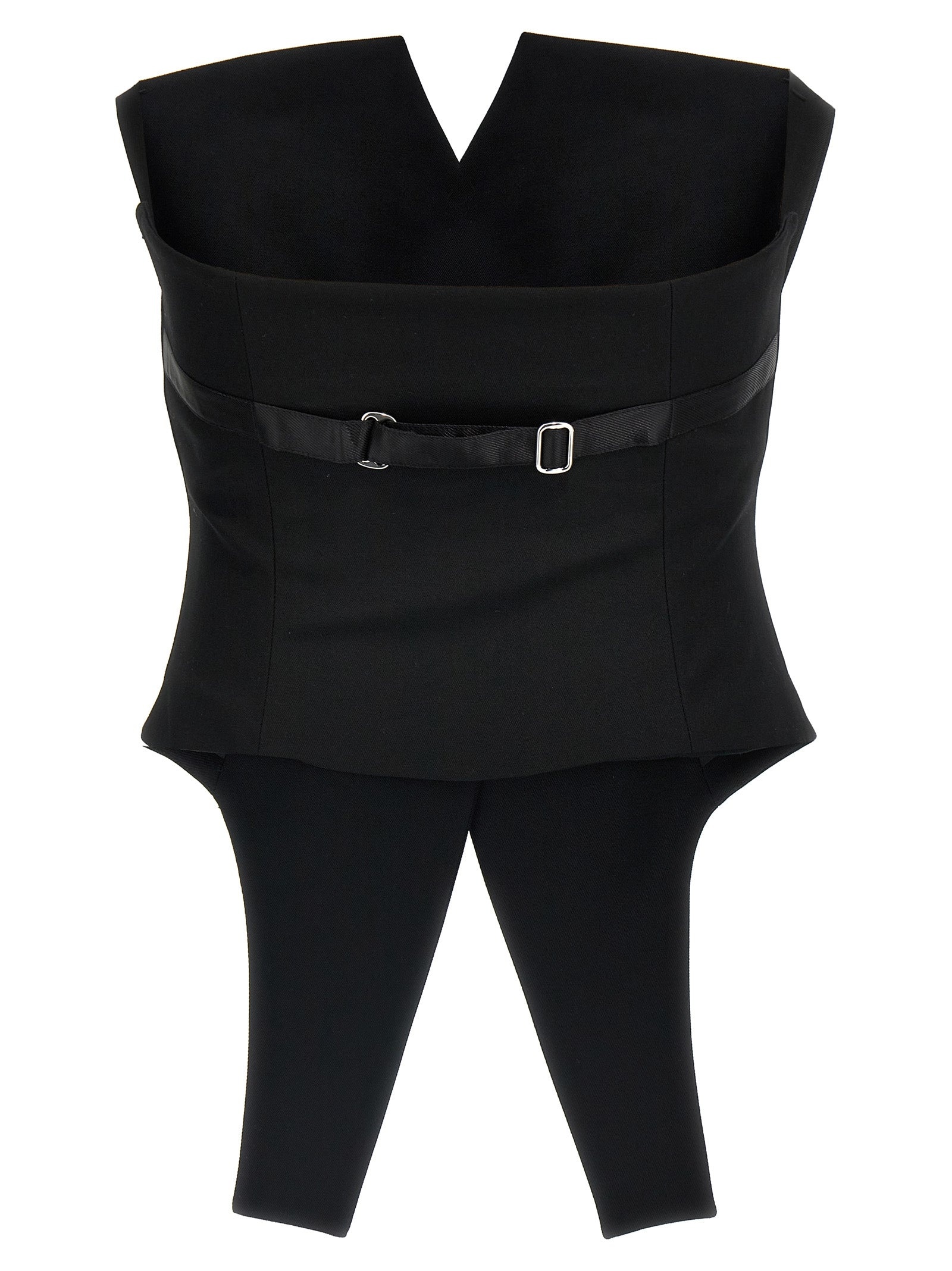 Deconstructed Vest Gilet Black - 2