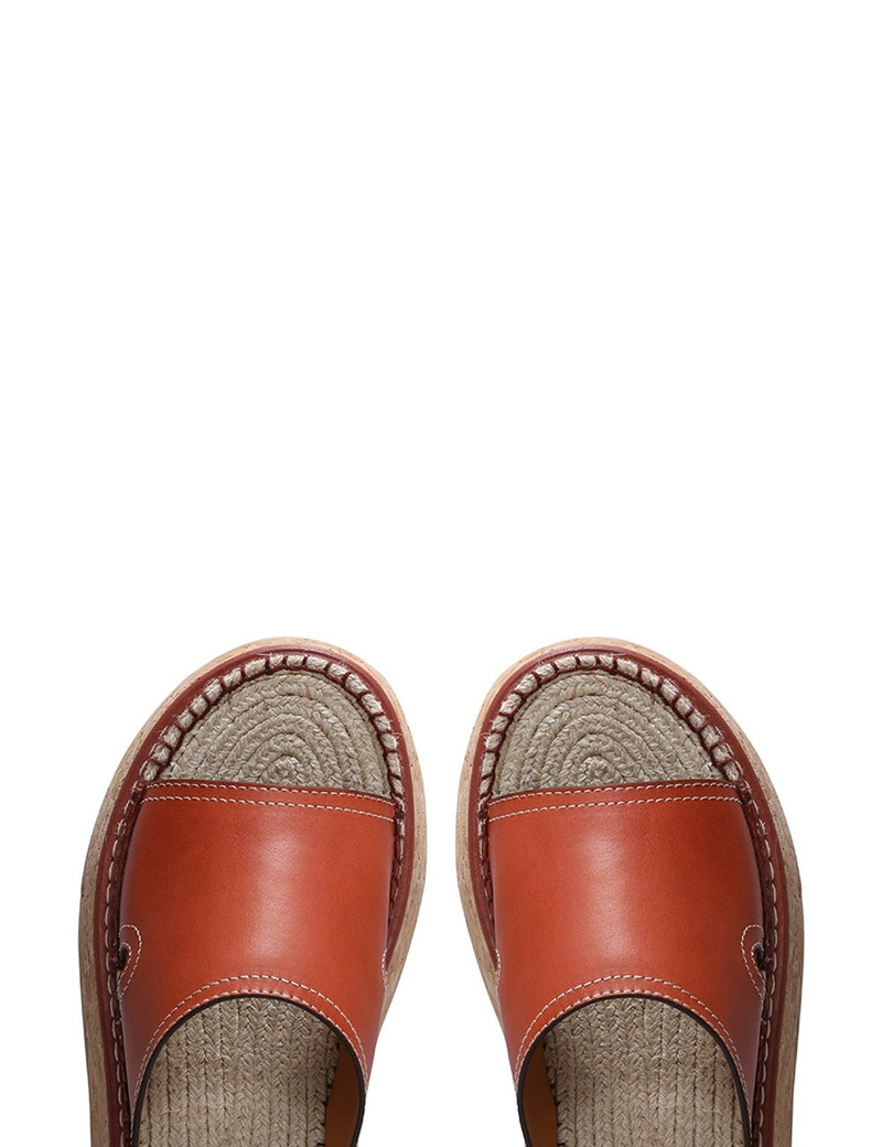 FLATFORM ESPADRILLE SLIDE 8