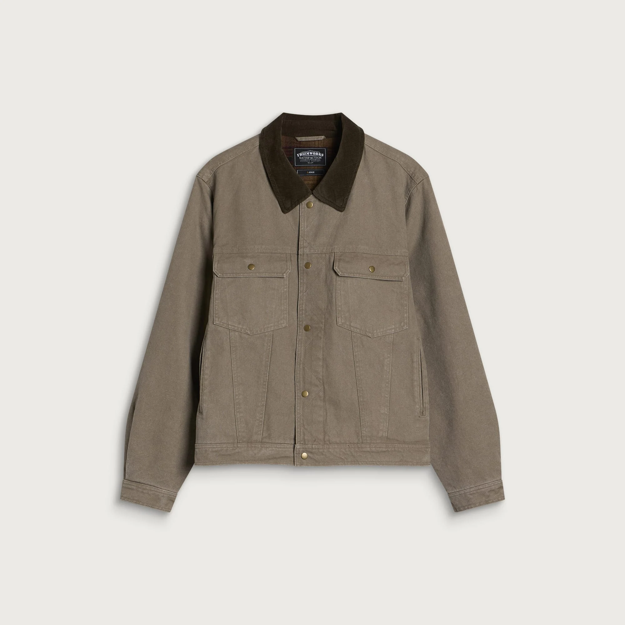 FrizmWORKS Heavy Canvas Storm Trucker Jacket - 1