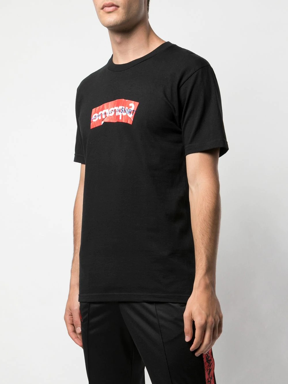 Supreme x CDG logo print T-shirt - 3