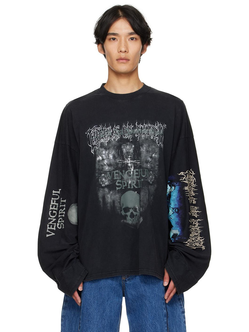 Black Cradle of Filth 'Spirit' Cut-Up Longsleeve T-shirt 1