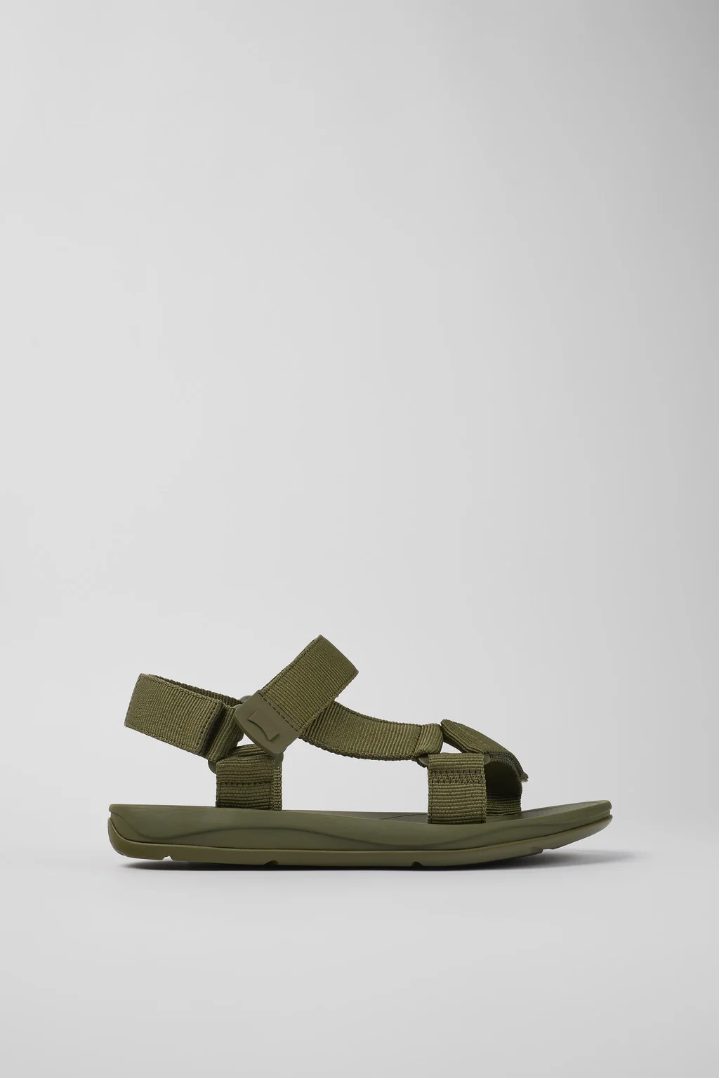 Match Green Textile Sandal for Men - 1