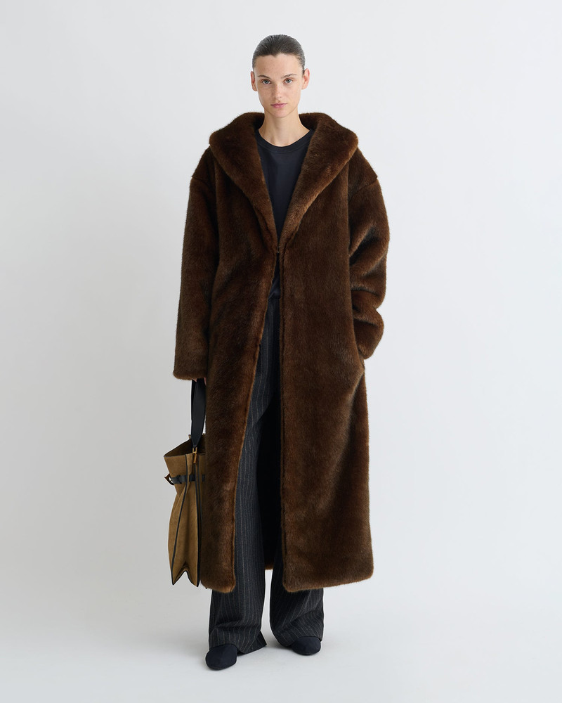 Nanushka Faux Fur Coat outlook