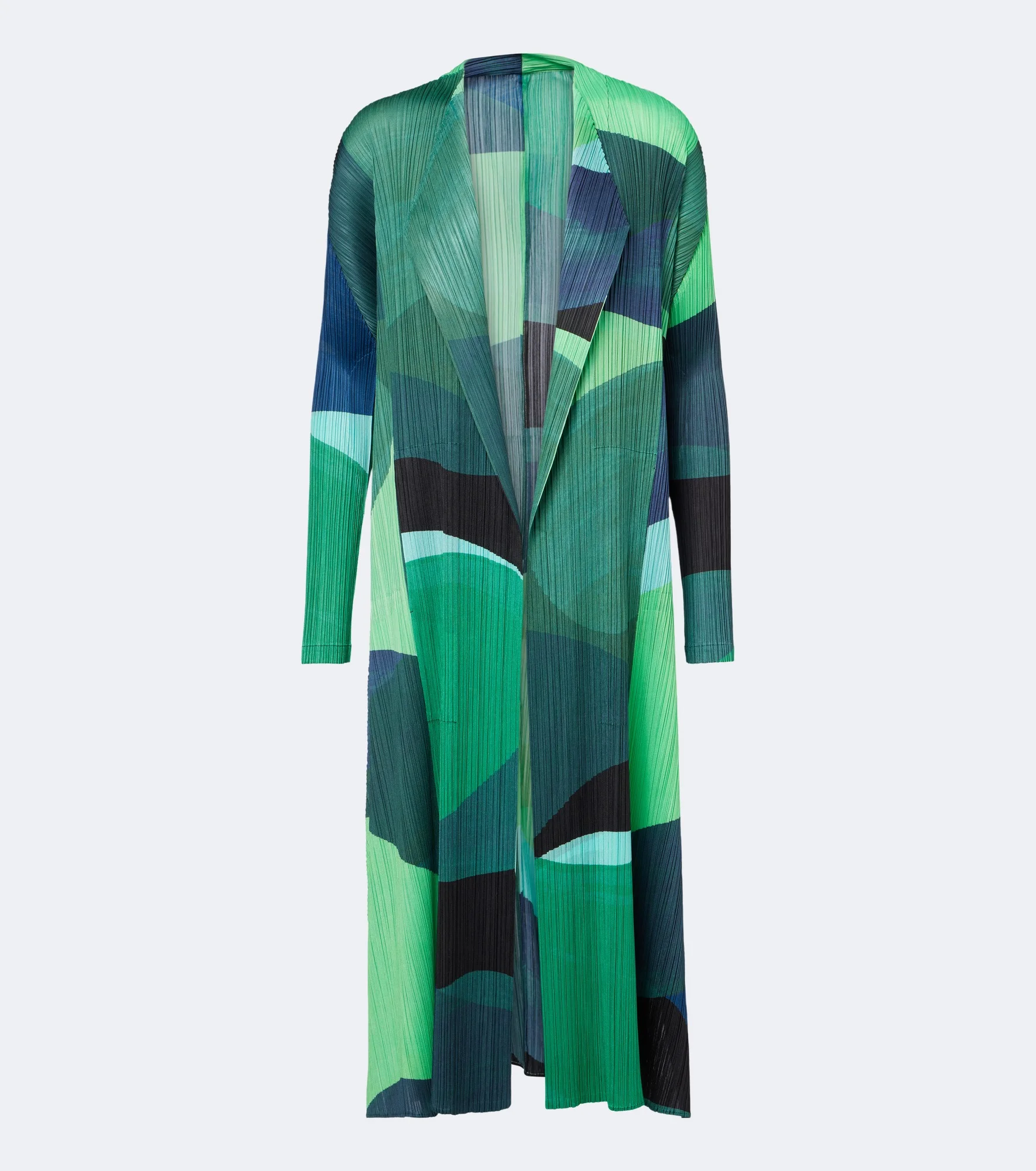 Pleats Please Issey Miyake Orbit printed pleated cardigan - P01240317 ...