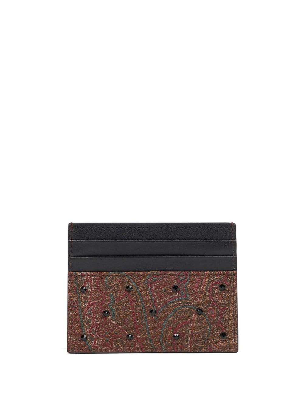 rhinestone paisley cardholder - 2