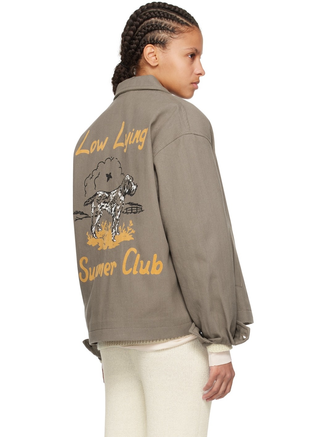 Taupe 'Low Lying Summer Club' Jacket - 3