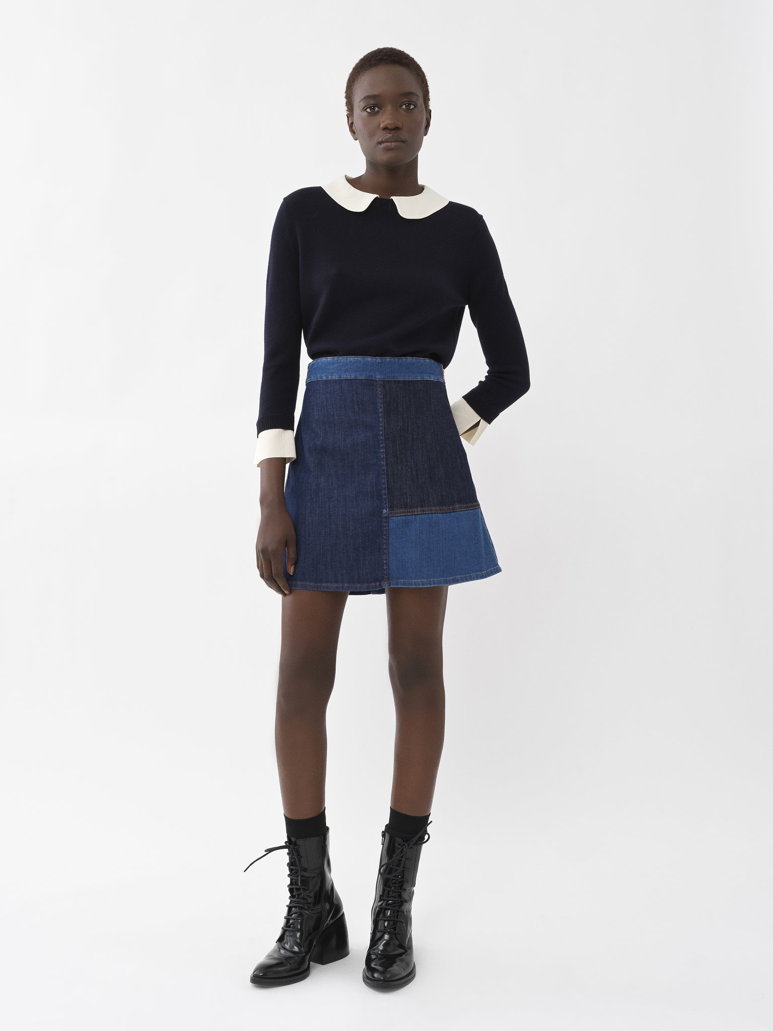 TROMPE-L’OEIL KNIT TOP - 4