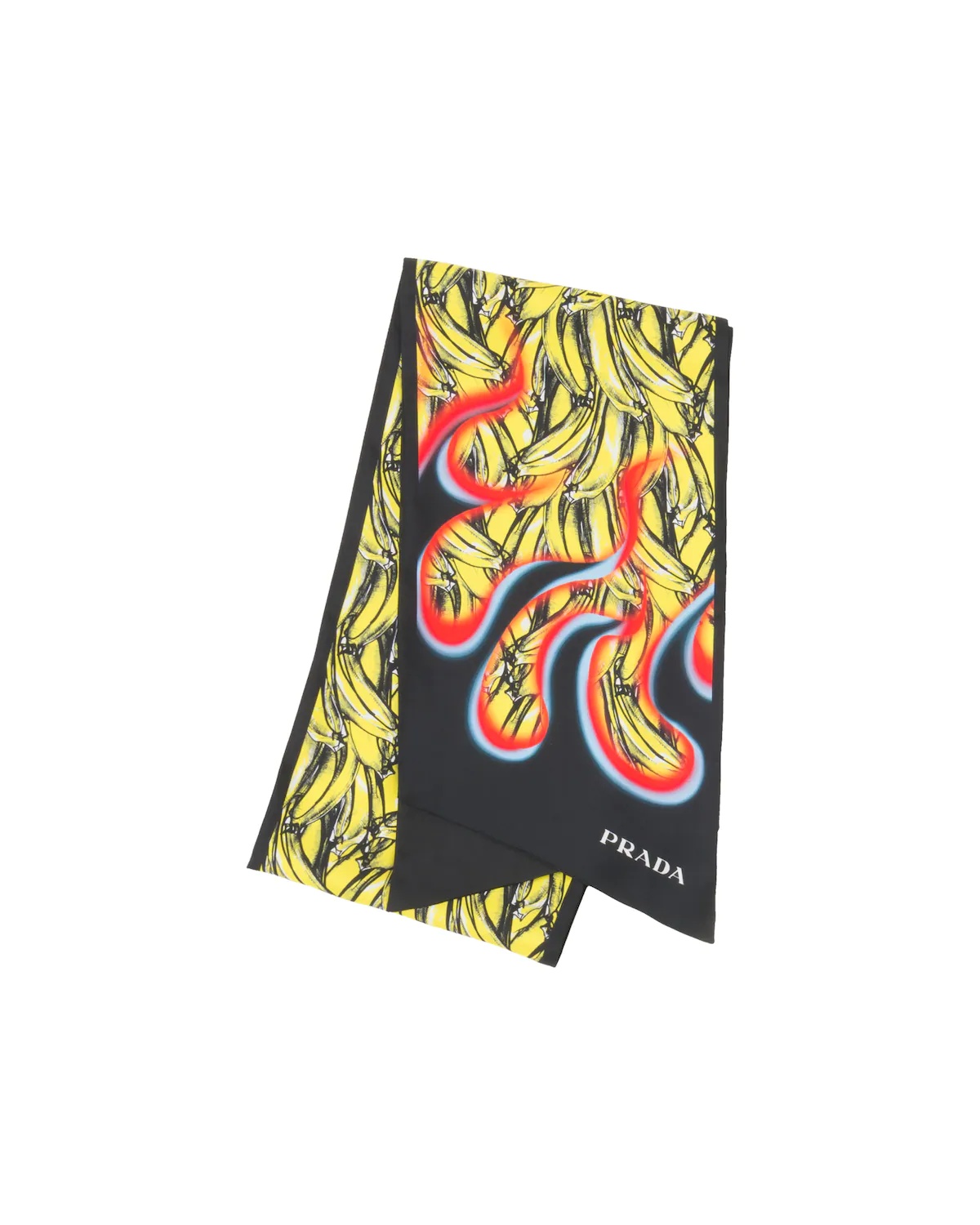 Double Match Bananas printed silk scarf - 1