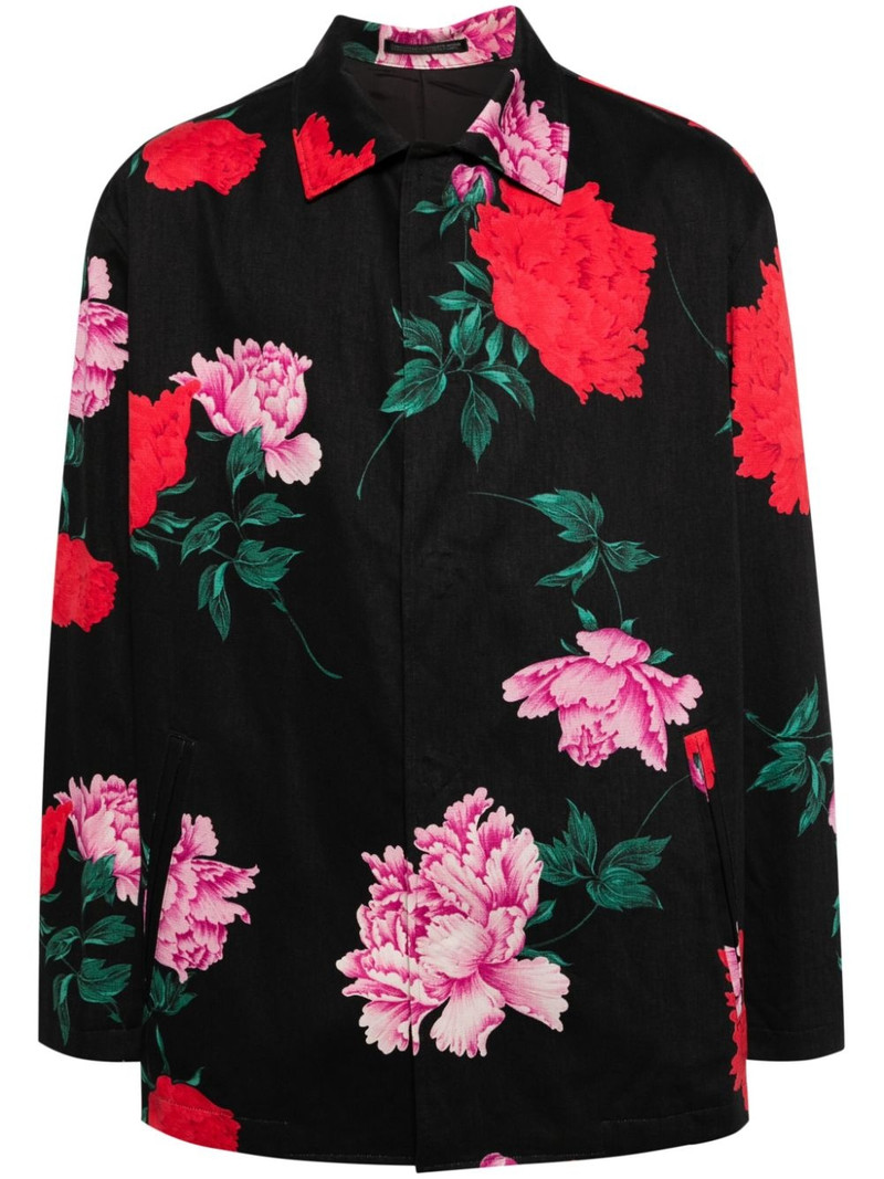 floral-print shirt jacket 1